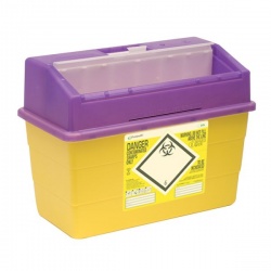 Sharpsafe 24 Litre Sharps Disposal Units Pack Of 10 Sports